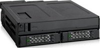 ICY DOCK ToughArmor MB602SPO-B Backplane Gehäuse für 2.5 Zoll SATA Speicherlaufwerke in Schwarz - Bild 1