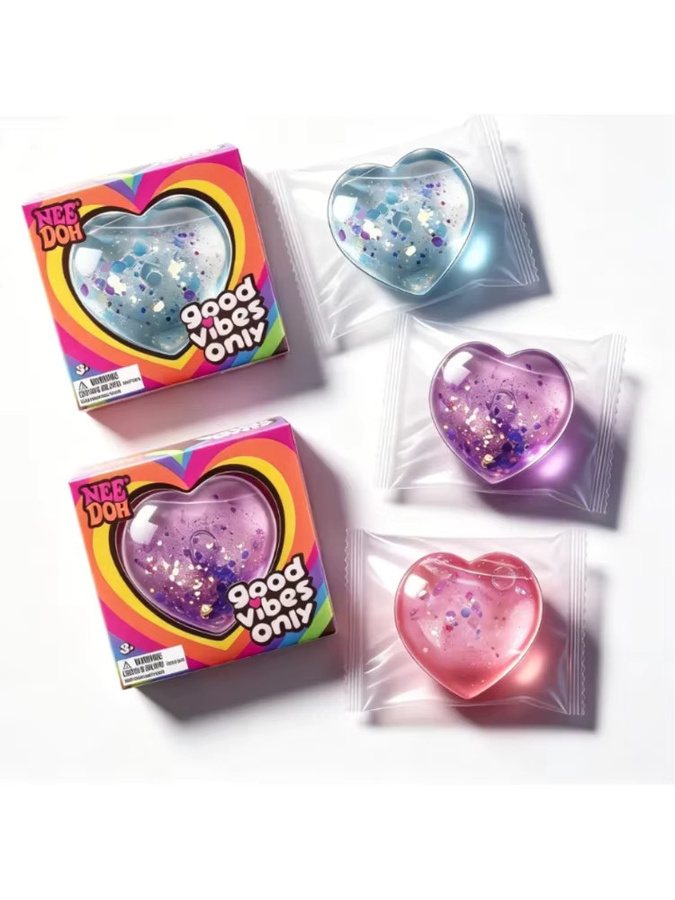Schylling Deedoh Love Squeeze Stressball, pink - Bild 3