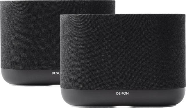 Denon Home 400 Aktiv Lautsprecher Set Schwarz Doppelpack mit Wi-Fi - Bild 1