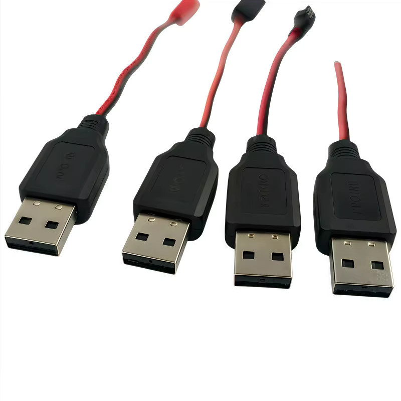 KePaQi Universal USB Ladekabel 3,7 V für Lithium-Batterien von Modellflugzeugen und unbemannten Luftfahrzeugen, Farbe: Schwarz - Bild 2
