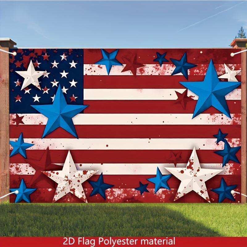 Patriotischer Wandteppich Sterne und Streifen von JMG Household Supplies aus Polyester, B: 60 cm, H: 40 cm - Bild 4