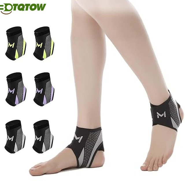 BOTQTOW Socken für Plantarfasziitis, 2er-Pack, Knöchelbandage - Bild 1