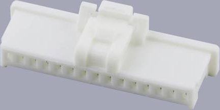 Molex Buchsengehäuse-Kabel in Weiß mit 15 Polen und einem Rastermaß von 1,00 mm - Bild 1