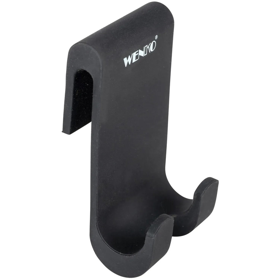 Wenko Duschhaken Verna Duo aus Kunststoff in Schwarz, B/T/H: 5,0 x 9,5 x 4,5 cm - Bild 2