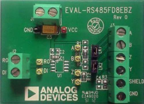 Analog Devices EVAL-RS485FD8EBZ Entwicklungsboard in Grün - Bild 1