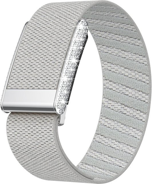 Diamond SuperKnit Luxe Armband für WHOOP 5.0, Nylon, Silber, Diamant, Unisex - Bild 1