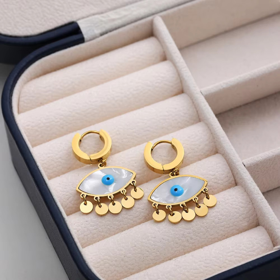 Erpels Creolen Edelstahl, Gold, Zirkonia, Damen - Bild 1