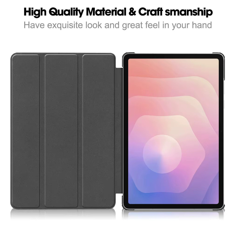 ZNOVAY Smart Cover für Samsung Galaxy Tab S11 11 Zoll 2025, stoßfeste Leder Hülle in Schwarz, passend für SM-X730 und SM-X736 (5G) - Bild 5