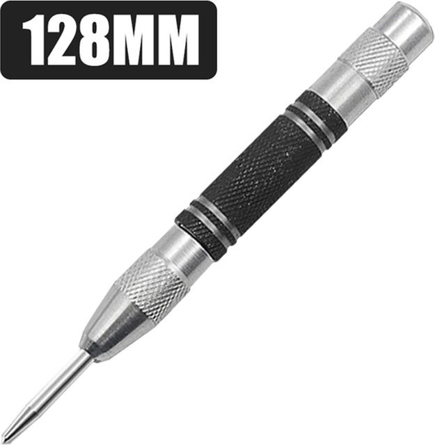 DAZZLEEX Automatischer Zentrierpunktanschlagstift für Glas in Silber, 128 mm - Bild 1
