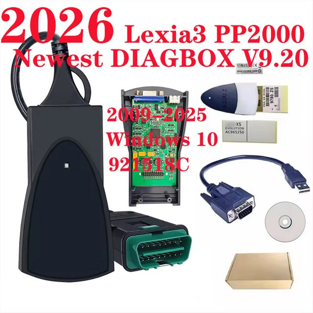 Lexia 3 Diagbox 921815C Diagnose Werkzeug für PSA Citroen und Peugeot in Schwarz - Bild 1
