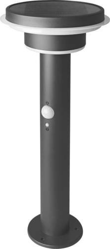 OSRAM ENDURA STYLE SOLAR DOUBLE CIRCLE LED-Außenwandleuchte mit Bewegungsmelder und Dämmerungssensor, Schwarz, Durchmesser: 40 cm - Bild 1