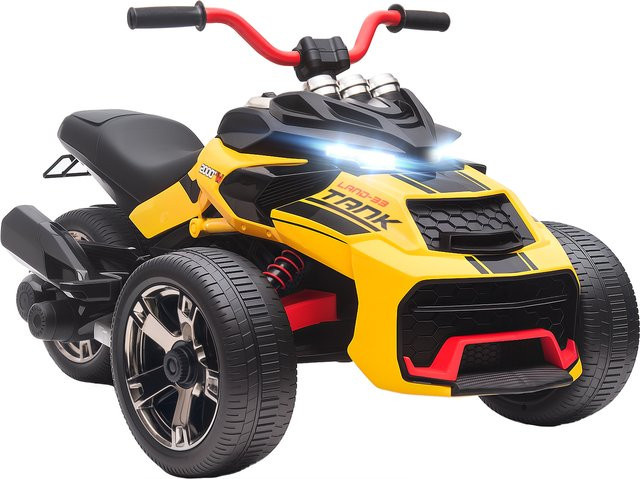 AIYAPLAY Elektro Quad, Kinderfahrzeug, Gelb, ab 3 Jahre - Bild 1