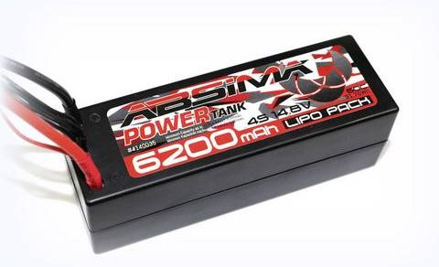 Absima Modellbau-Akkupack LiPo 14.8V 6200 mAh 60 C Hardcase XT90 für 1/10 Modelle - Bild 1