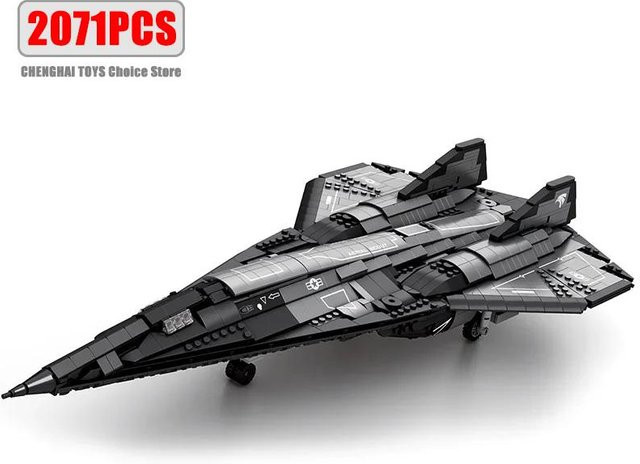 Linyi toy Sr-72 Blackbird Flugzeug Bauen 2071 Teile - Bild 1
