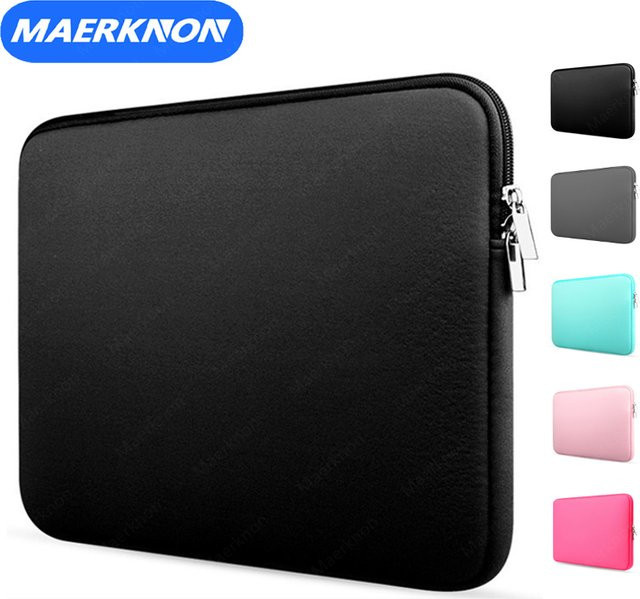 Maerknon Laptop Tasche und Tablet Hülle in Schwarz für Xiaomi, HP, Dell, Lenovo, Macbook Air und Pro - Bild 1