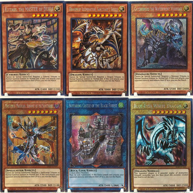 Yu Gi Oh Elttaes, der MASTER von DUELS WCS 2003-2014 ESR UR, Anime-Karten - Bild 1
