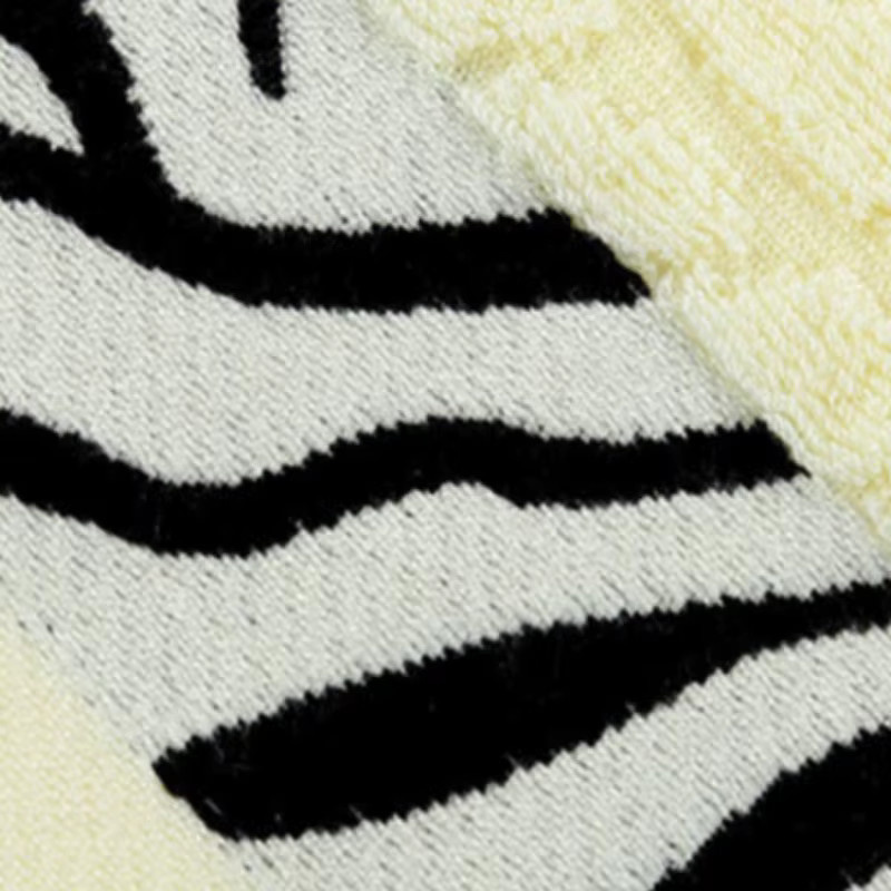 Inyahome Bambus-Handtücher mit Tigermuster in Grau, schnell trocknend und saugfähig - Bild 3