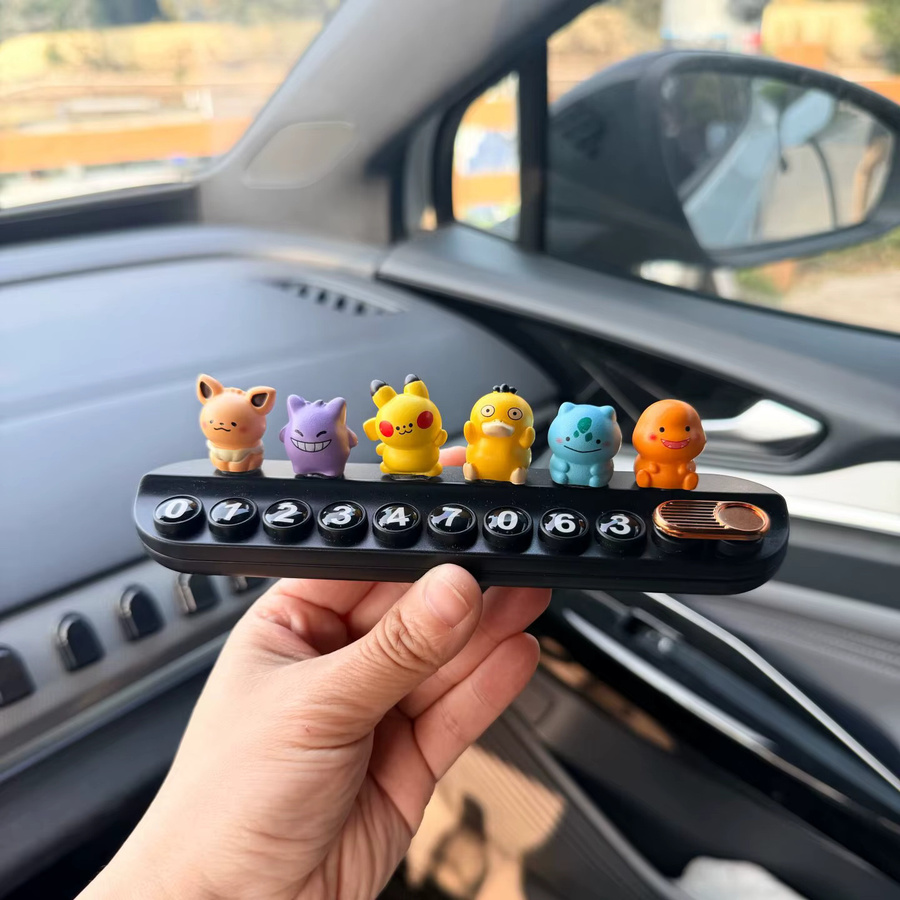 Bandai Pokémon Auto-Innendekorationen, Minipuppen, Set - Bild 3