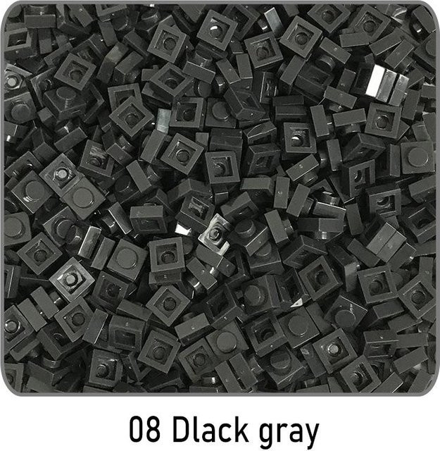 Wucifang Bags DIY Pixel Art Bausteine, 500-teiliges Set, Bunt / Mehrfarbig - Bild 1