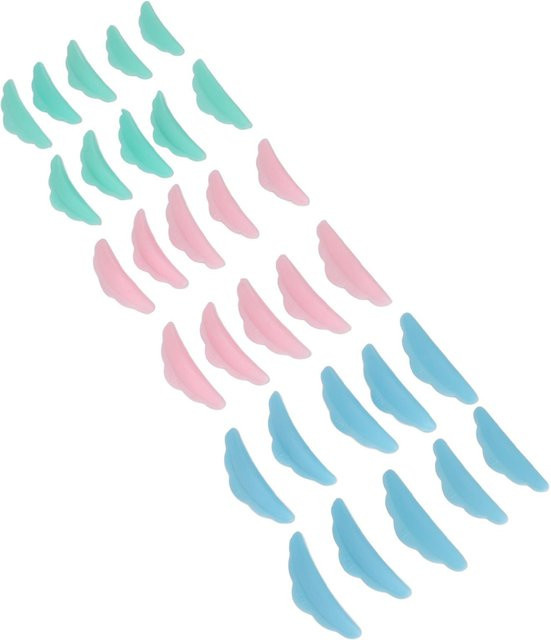 Koogeelife Silikon Wimpernpads, 45 Paar, 5 Größen, 3 Farben, White - Bild 1
