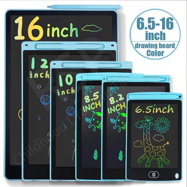 RSP LCD Grafiktablett in Blau für Kinder mit Tier-Motiven aus Kunststoff - Bild 1