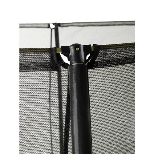 EXIT Silhouette Bodentrampolin mit Sicherheitsnetz, Durchmesser: 427 cm, schwarz - Bild 5