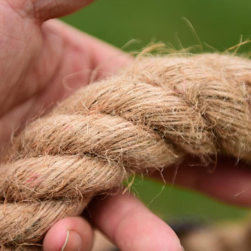 Gureide Mehrzweck Jute-Hanfseil in Braun - Bild 3