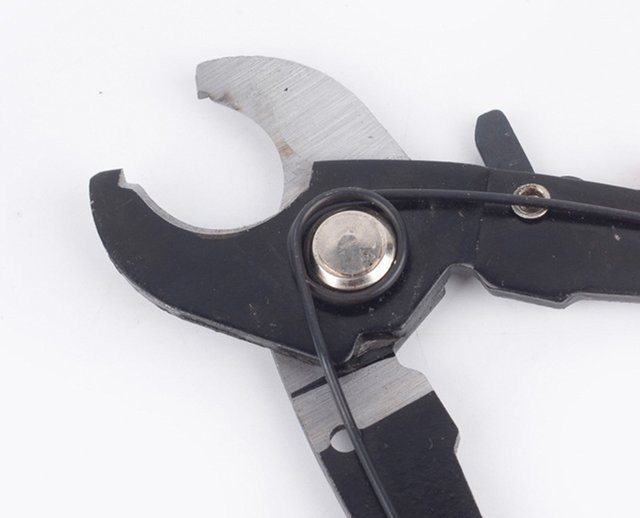 WOZOBUY Multi Tool Abisolierzange in Rot zum Schneiden und Abisolieren von Kabeln - Bild 1