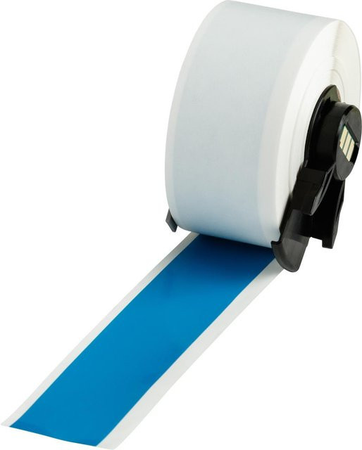 Brady M6C-1000-439-BL Selbstklebendes Druckeretikett Blau aus Kunststoff für Multipurpose-Anwendungen - Bild 1