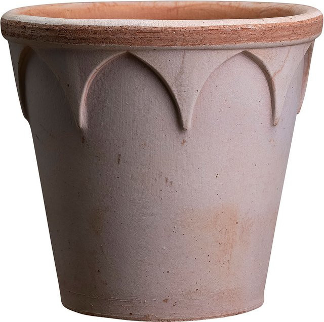 Bergs Potter Blumentopf The Elisabeth Raw Pot mit Untersetzer, Farbe Rose, Durchmesser: 16 cm - Bild 1