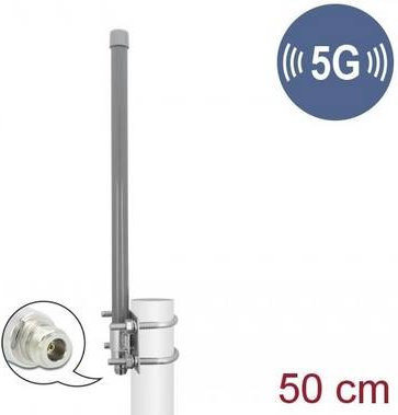 Delock 90417 Wand- und Mastantenne für 5G und LTE in Grau - Bild 1