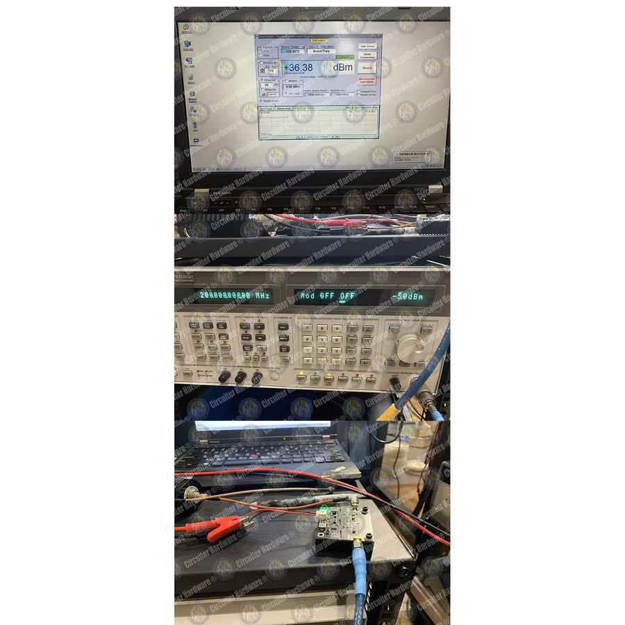 Dykbcells RF Leistungsverstärker 4W 1MHz-800MHz VHF UHF 36dB für Amateurfunk und Walkie Talkie in Schwarz - Bild 2