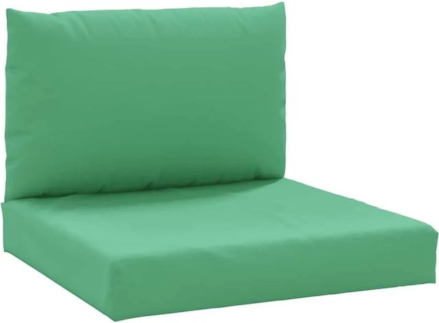 vidaXL Palettenkissen 2-teiliges Set Grün aus wasserabweisendem Oxford-Gewebe - Bild 1