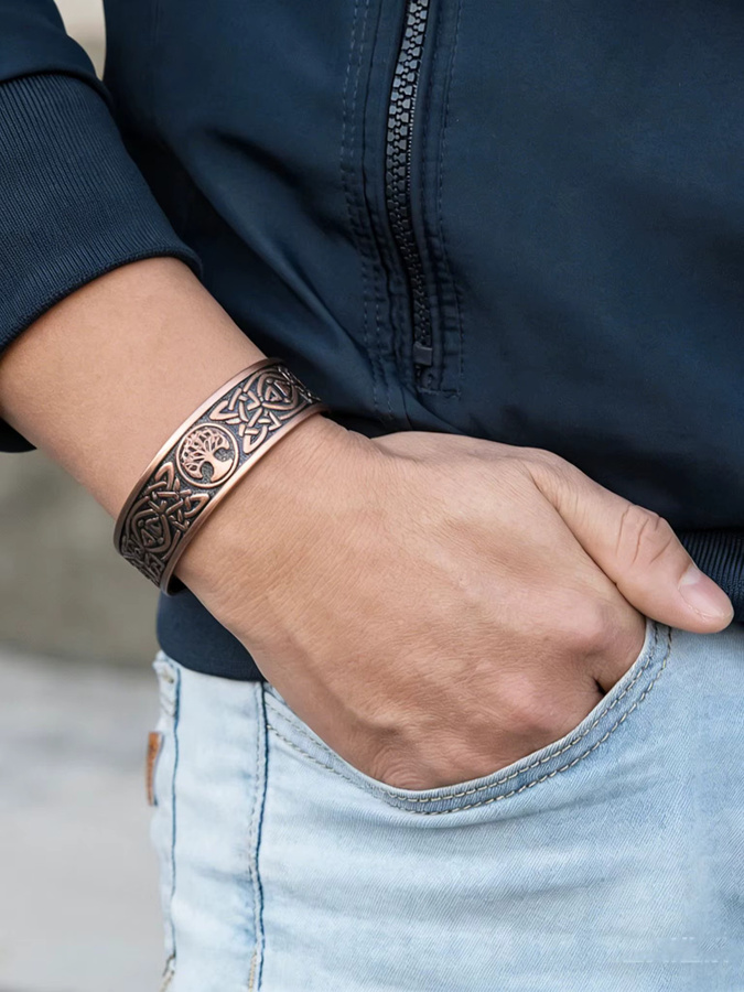 Vinterly Armband, Kupfer, Vintage, Herren - Bild 5