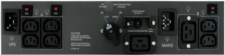 ABB MBP11/3K Externer mechanischer Bypass 4NWP101737R0001 in Schwarz mit C13 und C19 Anschlüssen - Bild 1