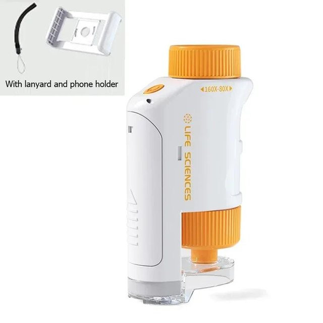 Yiran toy Handmikroskop-Set, LED-Licht, ab 3 Jahre - Bild 1
