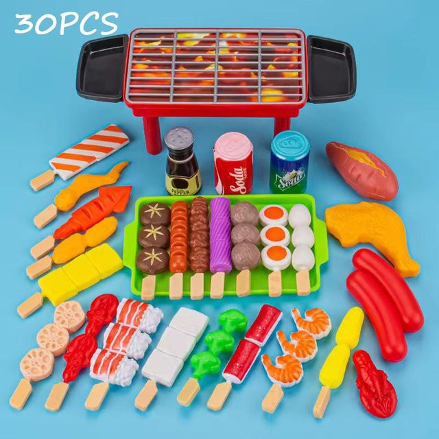Kidsly Küche Spielzeug Simulation Lebensmittel Gemüse Grill, ab 3 Jahre - Bild 1