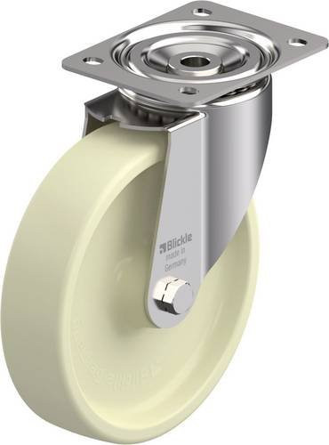 Blickle LIX-POH 200G Hitzebeständige Edelstahl-Lenkrolle mit Rad-Durchmesser 200 mm und einer Tragfähigkeit von max. 350 kg - Bild 1
