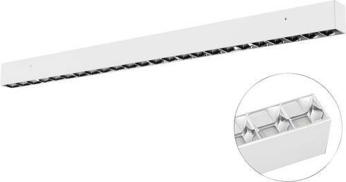 EVN BALD12360140 LED-Deckenleuchte in Weiß aus Metall für modernes Downlight-Design - Bild 1