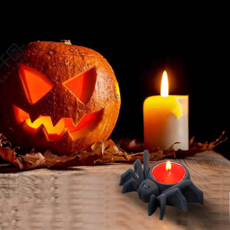 Mutu Silikonform für Halloween Kerzenständer und Spinne DIY Epoxidharz Dekorationen - Bild 3
