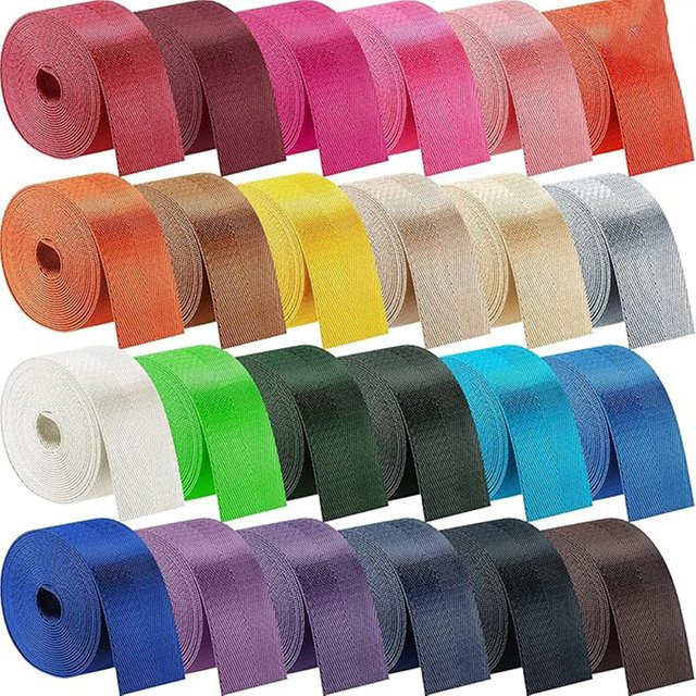 Meetee Nylon Gurtband in Weiß, 10 Meter dekoratives Band zum Nähen und als Rucksack-Umreifungsgurt - Bild 1