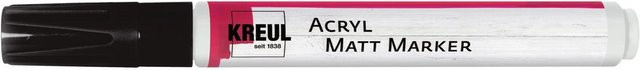 KREUL Acryl Matt Marker Medium in Schwarz für permanente Ergebnisse - Bild 1