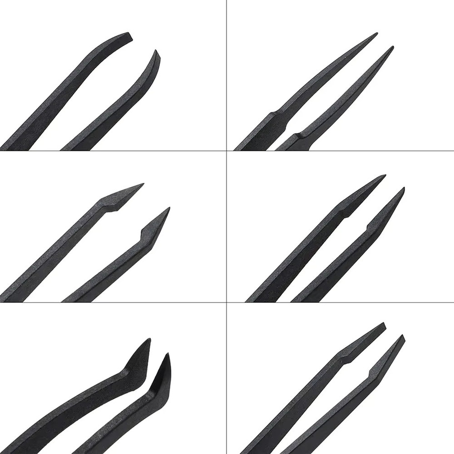 Pinzette, Kunststoff, Schwarz, Unisex, Uhren Reparatur Werkzeug - Bild 4