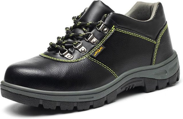 Avant-garde Arbeitsschutzschuhe aus Leder in Grau und Schwarz, Größe 46, öl-, säure- und laugenbeständig sowie verschleißfest und rutschfest - Bild 1