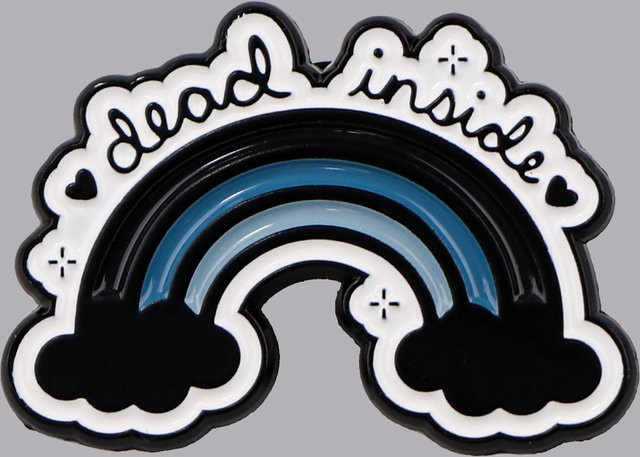 Ramulus Brosche Rainbow Bridge Emaille Pin, Unisex - Bild 1