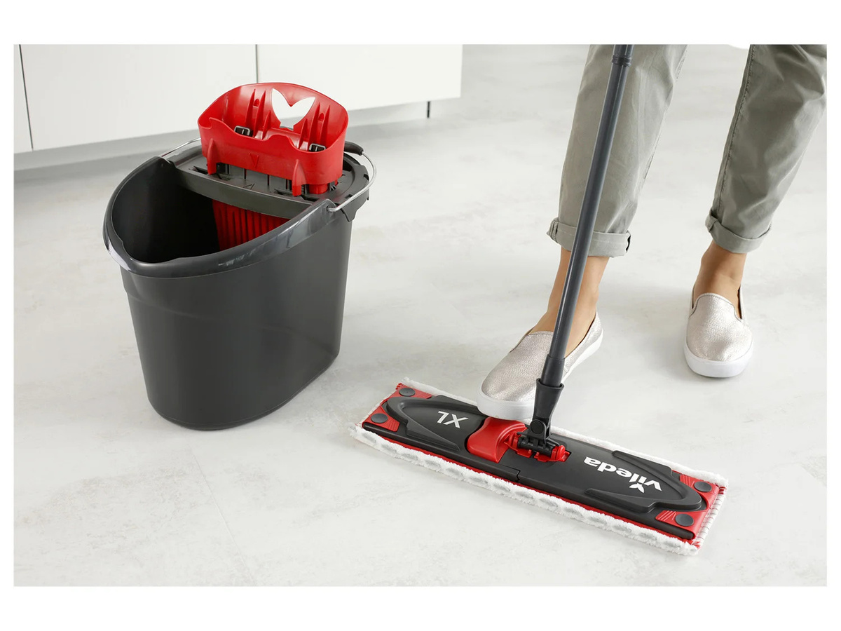 Vileda Ultramax XL Universal Bodenwischer in Schwarz und Rot - Bild 2