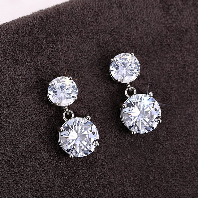 SAY Ohrringe 925 Silber, Zirkonia, Damen - Bild 1