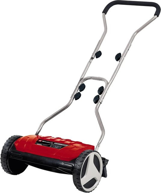 Einhell Hand-Rasenmäher GE-HM 38 S Spindelmäher in Rot-Schwarz - Bild 1