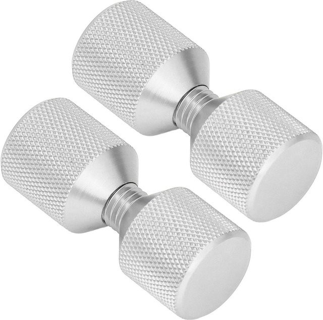Neoglint Flanschausrichtstift Set aus eloxiertem Aluminium, 2 Stück, Schwarz und Silber, für 1-1/8 Zoll Flansche (0,5 bis 14 Zoll, 150LB) - Bild 1