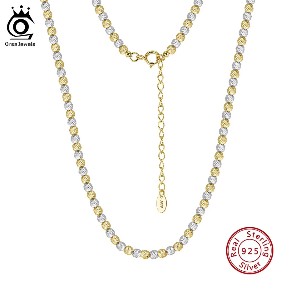 ORSA JEWELS Halskette, 925 Silber, Perle, Damen - Bild 2